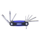 Chave Allen Jogo 2 5 A 10 0mm 8 Peças Abaulada Canivete - 158