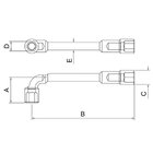 Chave Biela Com Furo Passante 19 Mm