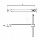Chave Cabo T Canhão Especial 13 Mm