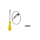 Chave Canhão Curta 14mm Curta Vazada Ferramenta Reparos