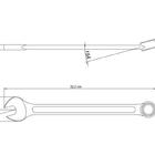 Chave Combinada 25 Mm Corpo Em Aco Especial Cromado Bocas Cal