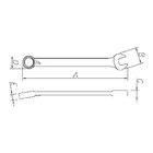 Chave Combinada 8 0mm Com Catraca Reversível - 9608bt