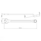 Chave Combinada 9 Mm Com Pescoço Tramontina Com Corpo Forjado