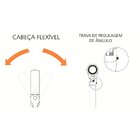 Chave Combinada Catraca Cabeça Flexível 11mm