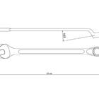 Chave Combinada Com Pescoco 1 2 Forjada Em Aco Especial Croma