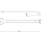 Chave Combinada Com Pescoco 22mm Forjada Em Aco Especial Crom