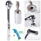 Chave De Boca Universal Grip Multiuso Com Catraca + Chaveiro