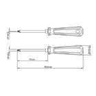 Chave De Fenda Ponta Cruzada Em Aço Cromo Vanádio 8x150 Mm (5