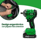 Chave De Impacto A Bateria 21v Tch21 Trato - Verde