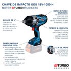 Chave De Impacto A Bateria Gds 18v-1050 H Sem Bateria Bosch