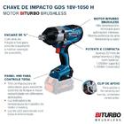 Chave De Impacto A Bateria Gds 18v-1050 H Sem Bateria Bosch