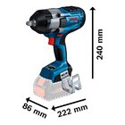 Chave De Impacto Bosch Gds18v-1000