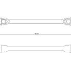 Chave De Roda 38x21mm Corpo Forjado Em Aco Especial Cromado C