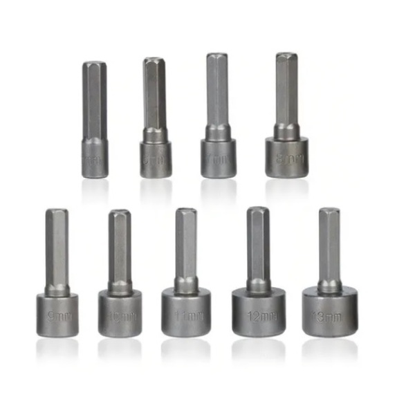 Chave De Soquete Aço Com 9 Pc