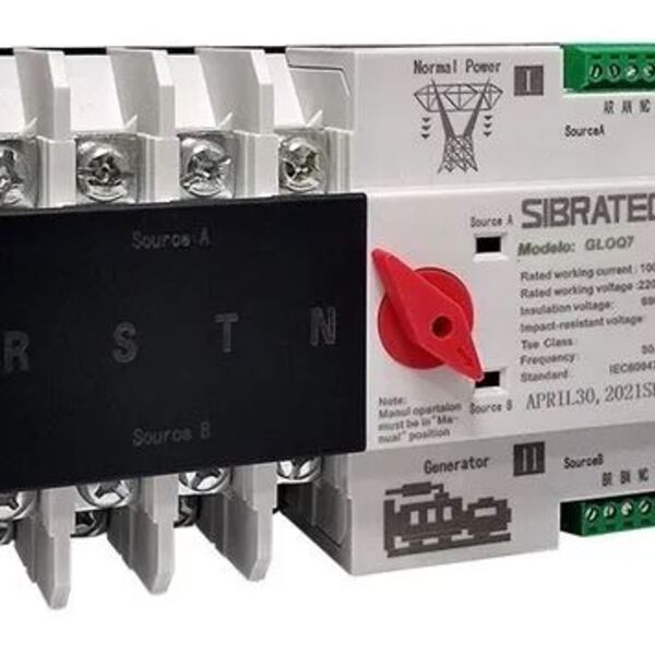 Chave De Transferencia Automatica 70a  Ultra Rápida 70a 4p