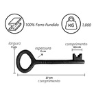 Chave Decorativa Rústica Antiga Enfeite Em Ferro Nº 03 27cm