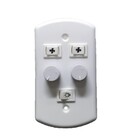 Chave Dimmer Rotativo 4x2 C/1 Lâmpada E 2 Ventilador Rxf 127v