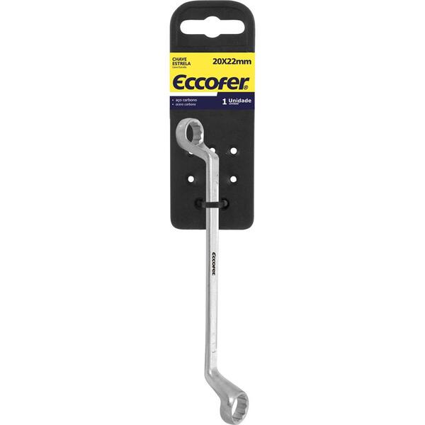 Chave Estrela 24x26mm Aço Carbono Cartela - Eccofer