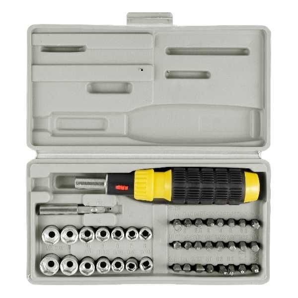 Chave Fenda Cabo Emborrachado Com 41 Pcs 8qq - Eda