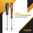 Chave Fenda Cr-v Pt Ima 1/4 X 8 Pol Foxlux