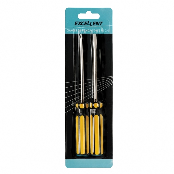 Chave Fenda-phillips Eda Jg 02pcs Blister 8bo