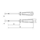 Chave Fenda Ponta Cruzada 3x250 Mm (1/8x10") Tramontina Pro