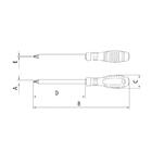 Chave Fenda Pt Cruz Ultragrip 6x150mm Iec 60900 1000v