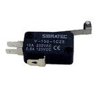 Chave Fim De Curso Mini V-156-1c25 Haste Com Roldana 1spdt 10