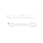 Chave Fixa 21x23 Mm Tramontina Com Corpo Em Aço Especial Crom