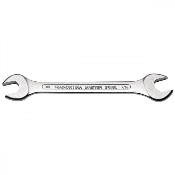 Chave Fixa 3/8x7/16" Tramontina Com Corpo Em Aço Especial Cro