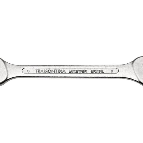 Chave Fixa 8x9mm Corpo Forjado Em Aco Especial Acabamento Cro