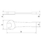 Chave Fixa De Bater 75 Mm