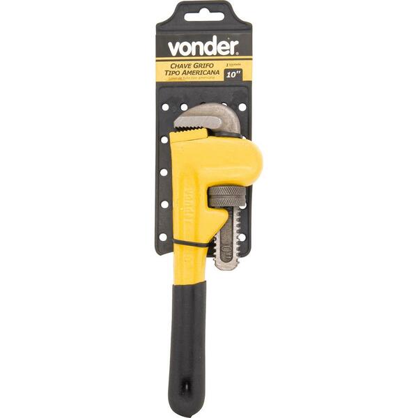 Chave Grifo Para Cano 10  Americana Aço Forjado Cabo Emborra