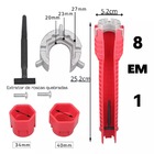 Chave Hidraulica Instalar Rosquear Trocar Pia Torneira Grifo