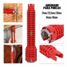 Chave Hidráulica Multifuncional 8 Em 1 Ajustável Reforçada Un