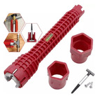 Chave Hidráulica Multifuncional Com Nível 8 Em 1 Canos 26cm