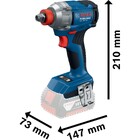 Chave Impacto Bosch a Bateria Brushless 18V 13mm GDX 18V-285