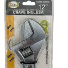 Chave Inglesa 300mm Cabo Revestido Pesado Emborrachado 12"