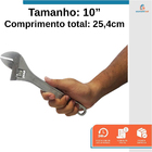 Chave Inglesa Ajustável 10 Polegadas - Starfer