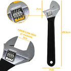 Chave Inglesa Boca Ajustável 10 Pol Aço Cabo Emborrachado