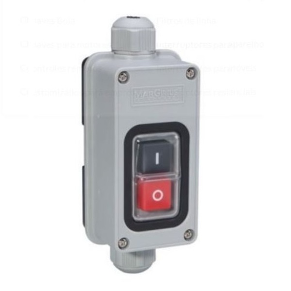Chave Liga / Desliga Cs-103 Ip66 Trifasico 5 0cv 30a Margiriu