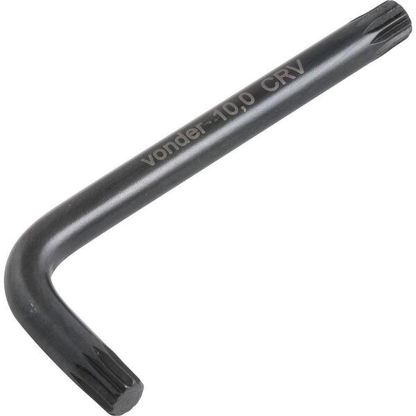 Chave Multidentada 12mm Tipo L Curta Cromo Vanádio - Vonder