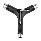 Chave Para Skate Y Cossinete Preta Refaz A Rosca Eixo Aço