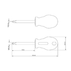 Chave Philips Toco 3/16" 1.1/2" 9ug Eda