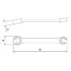 Chave Poligonal Aberta 14x17 Mm
