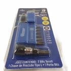 Chave Precisão Tipo L Jogo 9 Pçs Bits Torx Western T-1511