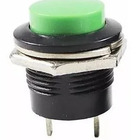 Chave Push Button Verde Na-2 Polos
