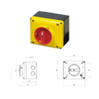 Chave Seccionadora 3 Polos 2 Posições (0-1) Painel Abertura N