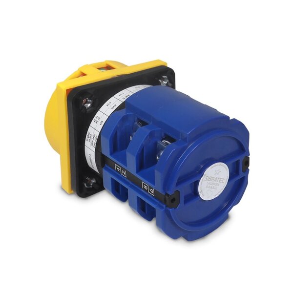 Chave Seccionadora Rotativa Liga Desliga 63a Embutir 4 Pólos