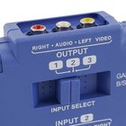 Chave Seletora RCA 3Entradas 1Saída Tblack